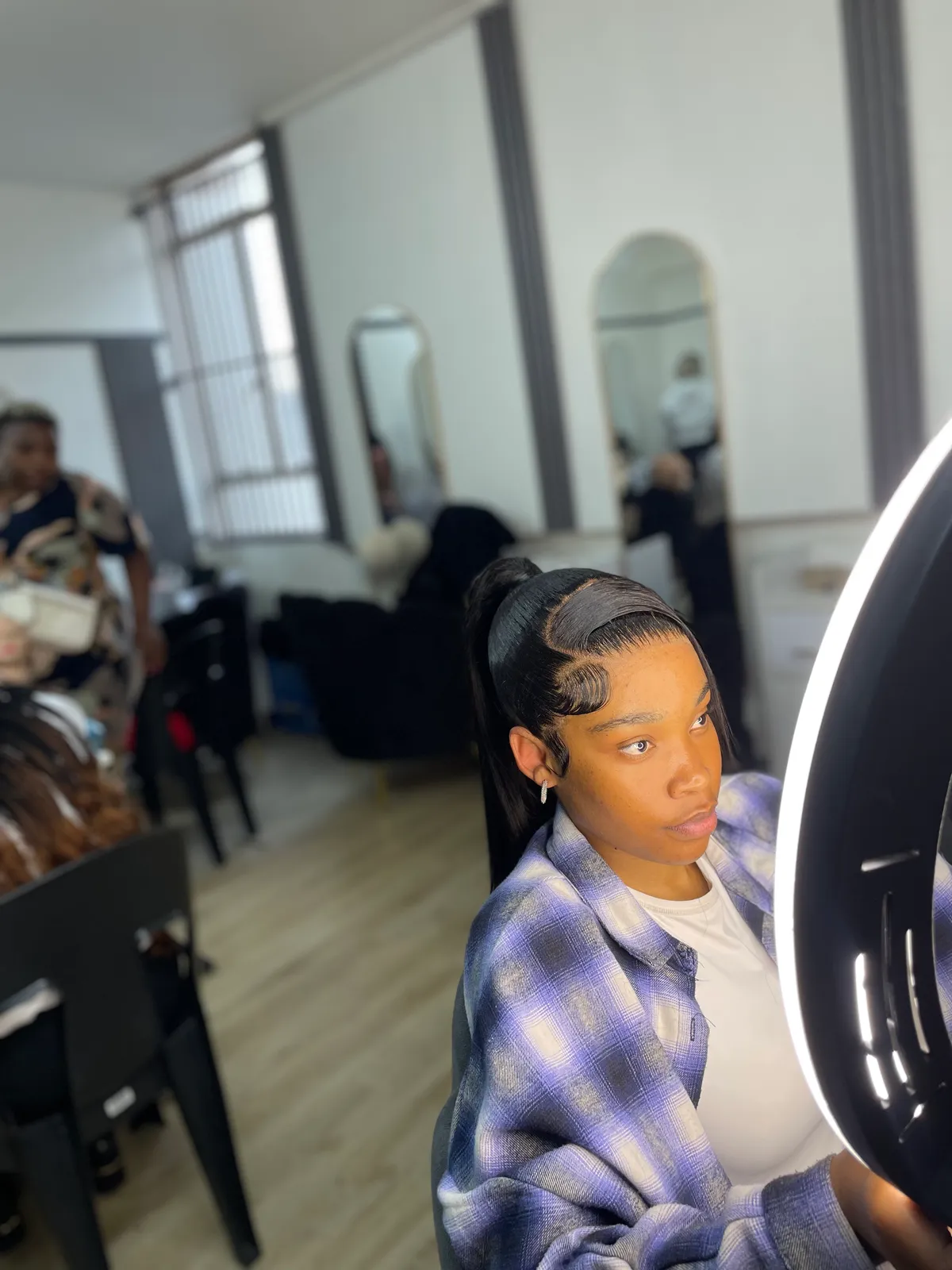 Frontal ponytail